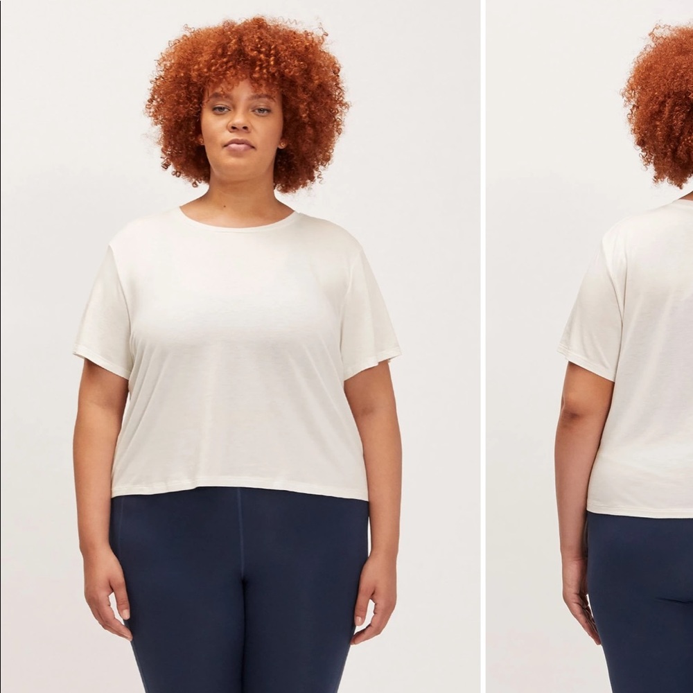 Girlfriend Collective Gia Crop Tee